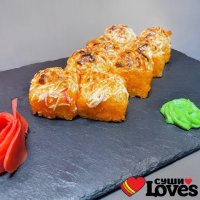 Ролл «Запечённый с крабом»