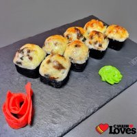 Ролл «Запечённый с Мидиями»