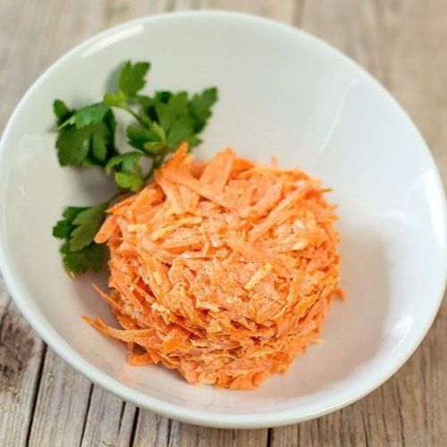 Морковь с чесноком