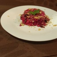 Свекла с черносливом, грецким орехом и чесноком