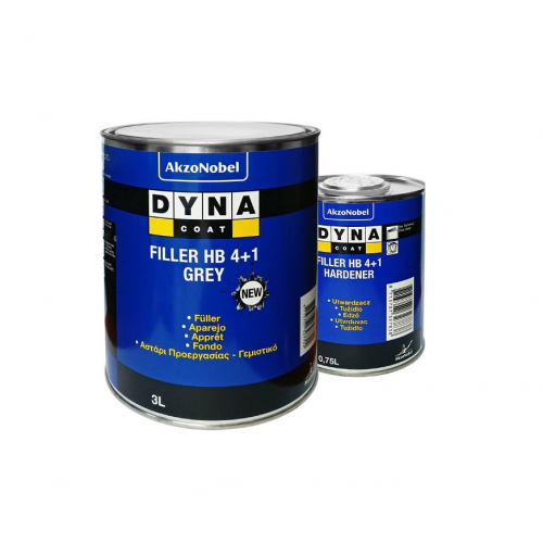      DYNA COAT        грунт 2К наполнитель FILLER HB 4+1 серый 0,8L + отв 0,2L  #1