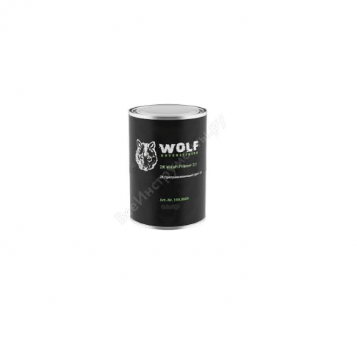      WULF        грунт 2К антикоррозийный WASH PRIMER 2+1 серый протравливающий 1L + отв 0.5L  #1