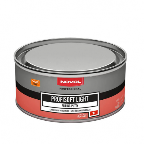 NOVOL Шпатлевка PROFI SOFT LIGHT  цвет -голубой 1,0 л  #9