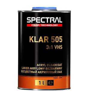 SPECTRAL VHS 3+1   505   СУПЕР ПРОЗРАЧНЫЙ ЛАК  1,0л #9