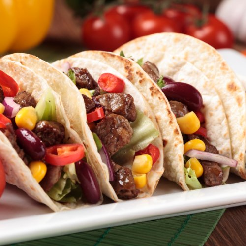 Такос с говядиной