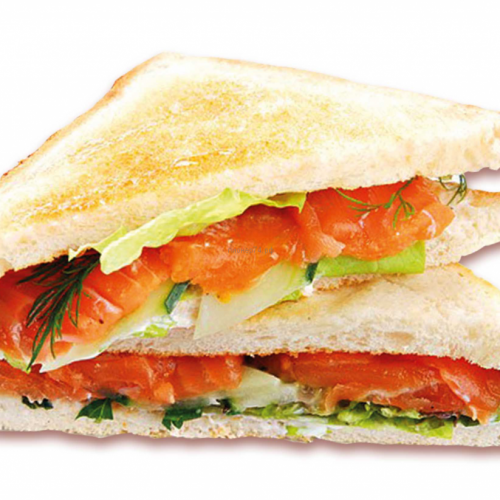 Сэндвич с лососем