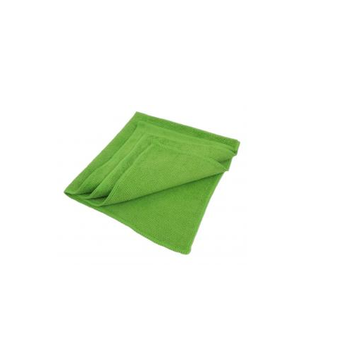 Koch Микрофибра Deutsch Microfiber, двусторонняя короткий/длинный ворс, зеленая 420гр/м 40*40см, ультразвуковая обрезка DM4040G #7