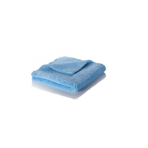 Koch Микрофибра Deutsch Microfiber, двусторонняя короткий/длинный ворс, синяя 420гр/м 40*40см, ультразвуковая обрезка DM4040LB #7