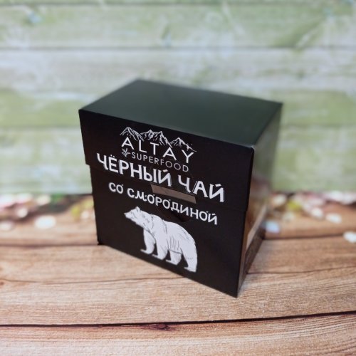 Черный чай с листом смородины