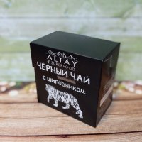 Черный чай с шиповником