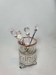 Стакан+6ложечек 