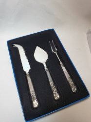 Лопатка, нож и вилка для торта 