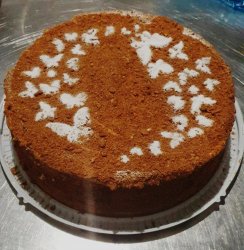 Шоколадно-медовый торт