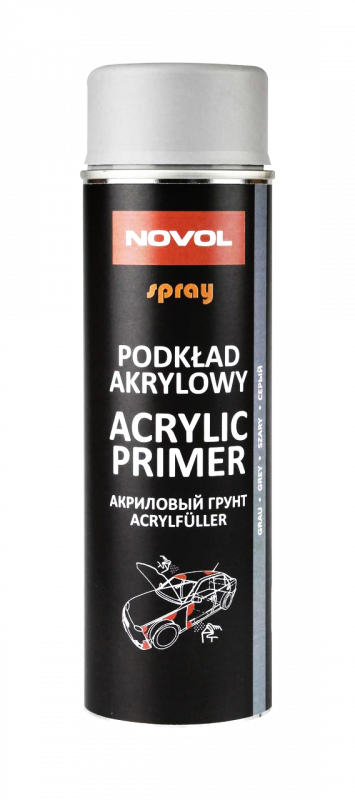  NOVOL AСRYL PRIMER " SPRAY" серый 500 мл #9