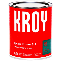  Kroy2K EPOXY PRIMER 1:1 2К Эпоксидный грунт 0,5L Kroy 0,5 л. серый   #7