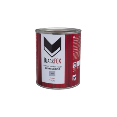    BLACKFOX (EU)         грунт 2К наполнитель FILLER HS 5+1 черный 0.75L + отв 0.15L  #1