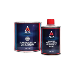         ALFA    грунт 2К наполнитель FILLER UHS 4+1 черный 0,8L + отв 0,2L  #1