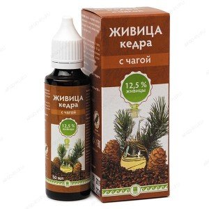 Живица кедра 12,5% с чагой