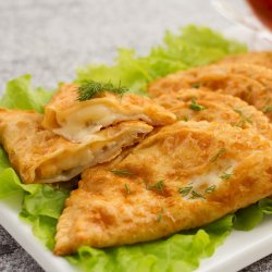 Чебуреки сыр с зеленью