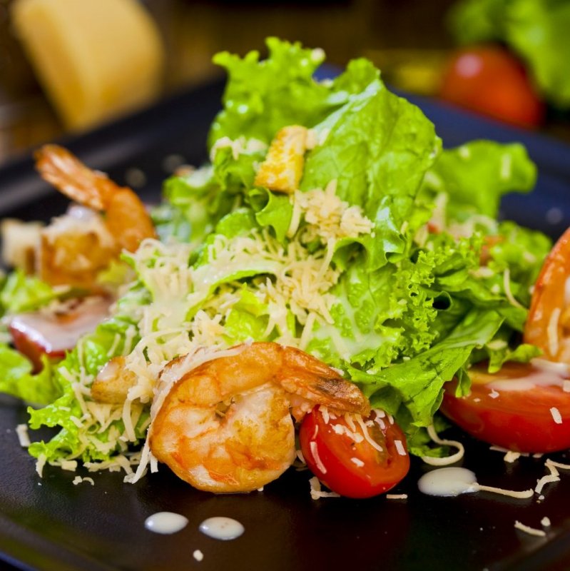 Цезарь с креветками