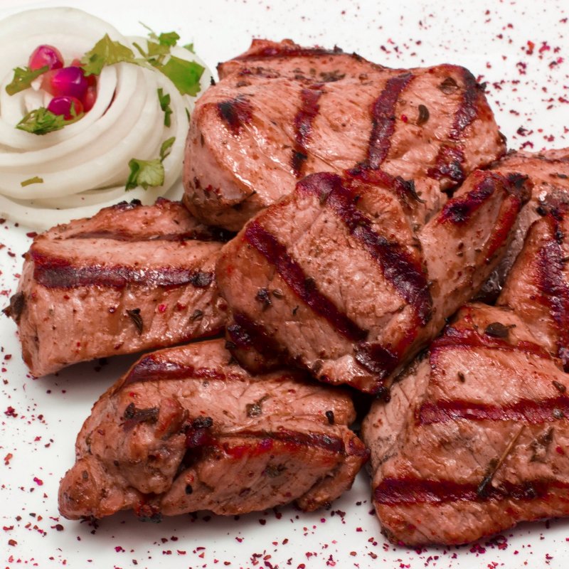 Шашлык из стейковой телятины 100гр