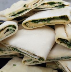 Тесто с зеленью