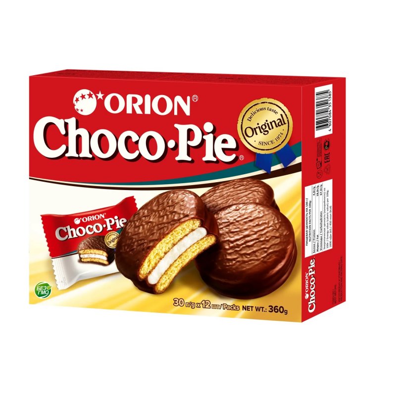 Печ ЧОКО-ПАЙ ореон 360гр (8шт)