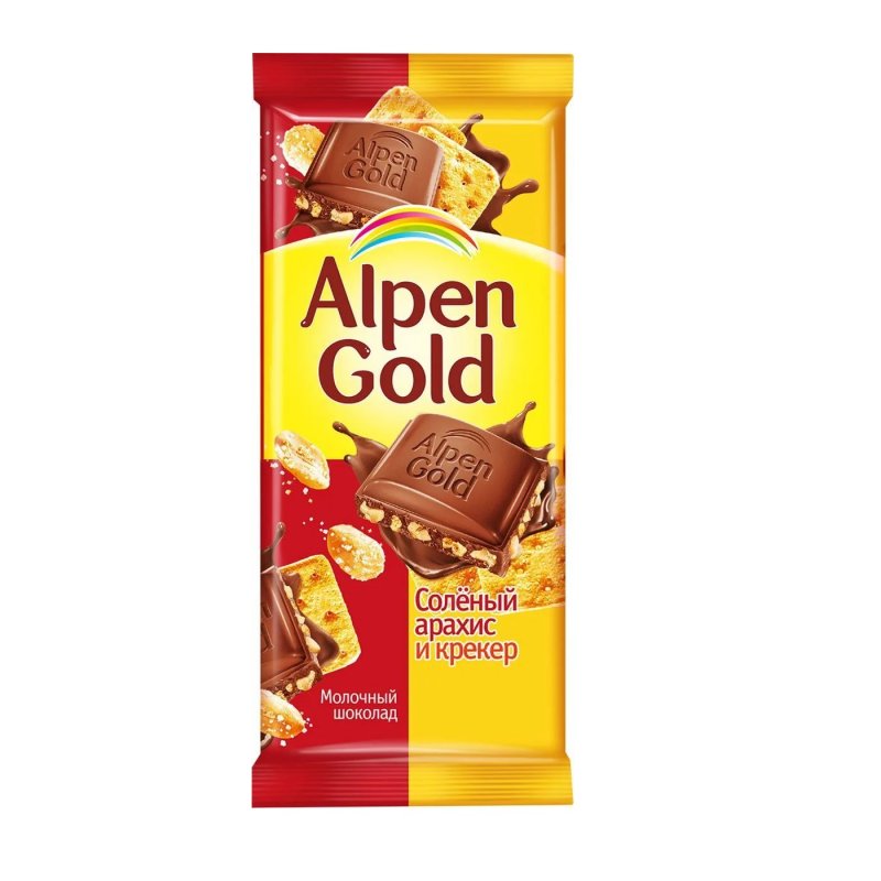 Плитка АЛЬПЕНГОЛЬД солёный крекер 100гр