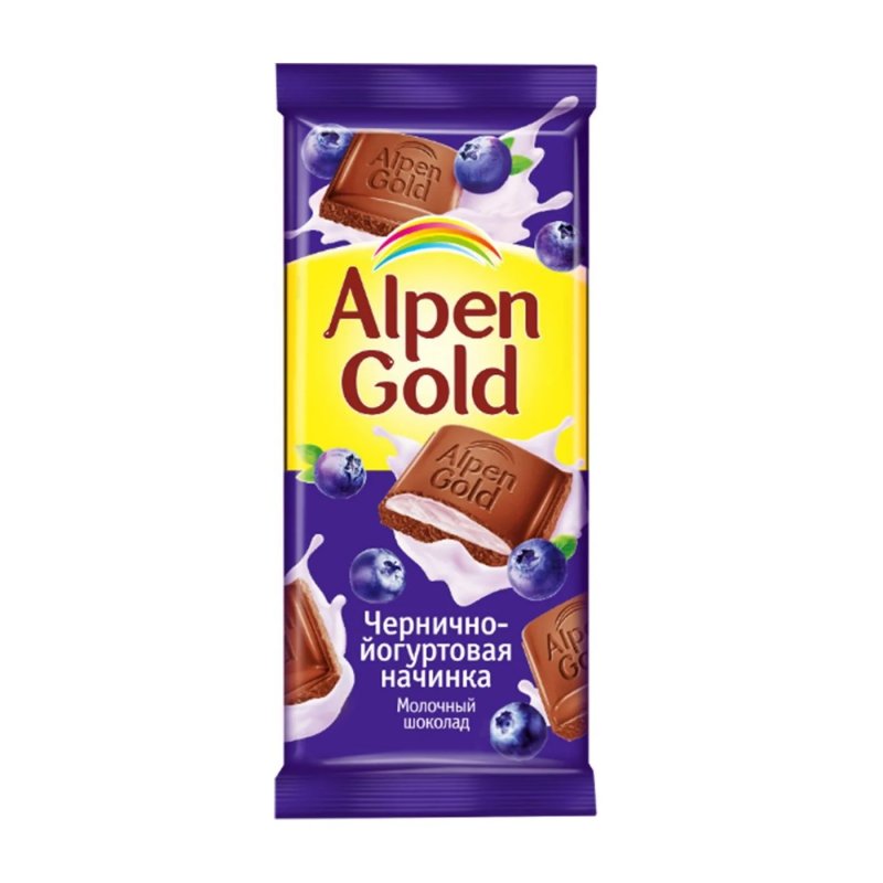 Плитка АЛЬПЕНГОЛЬД черника 100гр