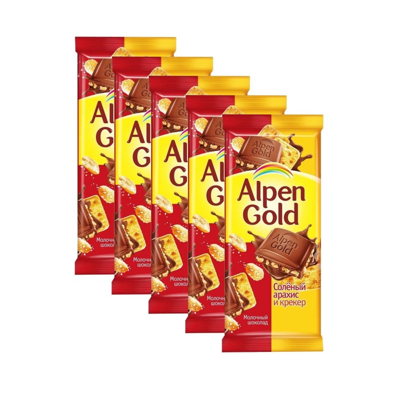 Плитка АЛЬПЕНГОЛЬД солёный крекер 100гр (20шт)