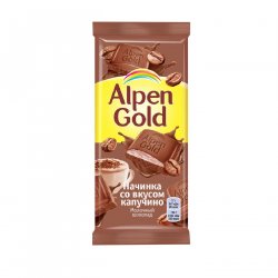 Плитка АЛЬПЕНГОЛЬД капучино 100гр