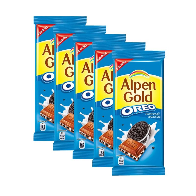 Плитка АЛЬПЕНГОЛЬД орео 100гр (19шт)