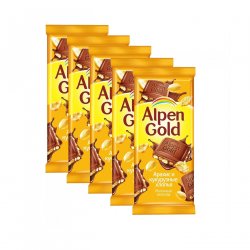 Плитка АЛЬПЕНГОЛЬД кукур. хлопья 100гр (21шт)