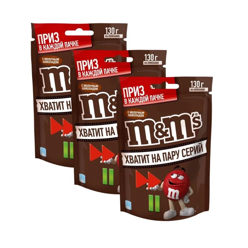 Драже M&M арах/шок 130гр (24шт)