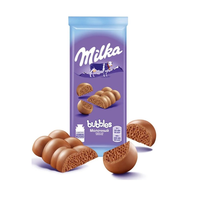 Плитка МИЛКА мол ПОРИСТЫЙ 83гр