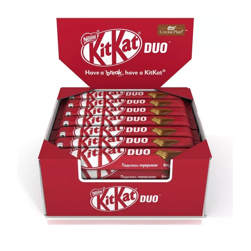 Батон КИТ-КАТ 2х 58гр (35шт)