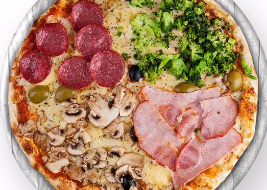 Пицца Четыре вкуса 850 гр.