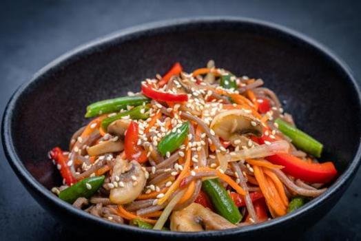 Соба с овощами