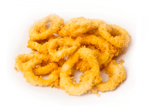Кольца кальмара жареные