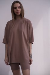 Футболка Oversize (какао)