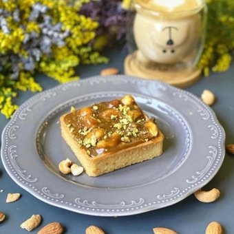 Карамельно-ореховая тарталетка