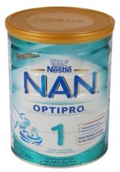 Молочная смесь НАН (1) с рождения 800гр