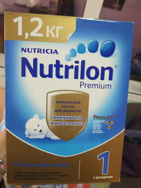 Смесь молочная сухая Nutrilon Premium (1) 1200гр.