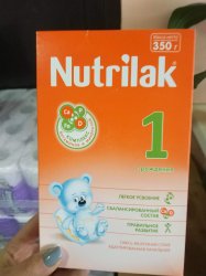 Смесь молочная сухая  адаптированная начальная Nutrilak с рождения (1) 600гр