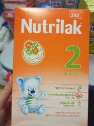 Смесь молочная сухая адаптированная начальная Nutrilak с рождения (2) 350гр