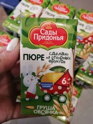 Сок Сады Придонья (груша ,овсянка) 125гр.