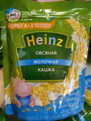 Каша HEINZ овсяная  молочная каша 200гр.