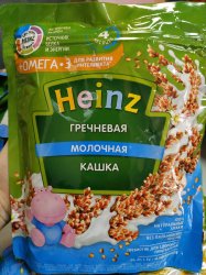 Каша HEINZ гречневая  молочная каша 200гр.