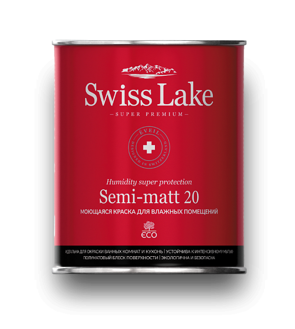 Swiss Lake Humidity super protection Semi-matt 20 МОЮЩАЯСЯ КРАСКА ДЛЯ ВЛАЖНЫХ ПОМЕЩЕНИЙ