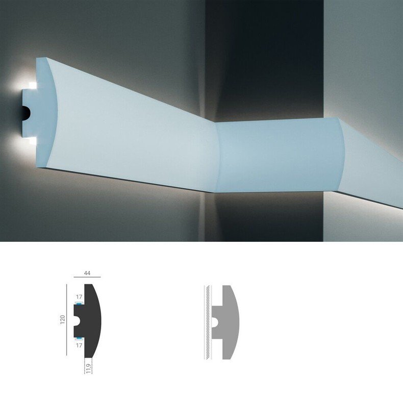 Tesori KD506 молдинг для светодиодных систем из полистирола